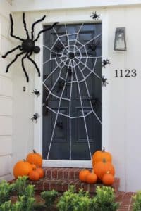 originales adornos para puertas de halloween