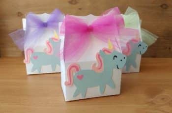 Cajitas de regalo con cartulina para obsequios pequeños