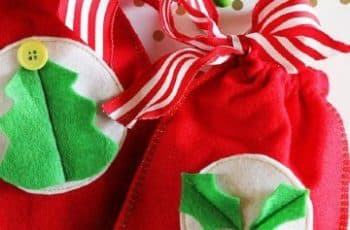 Creativas bolsitas de dulces navideñas para tus regalos