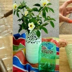 Manualidades con botellas de agua para decorar tu casa