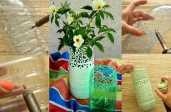 Manualidades con botellas de agua para decorar tu casa