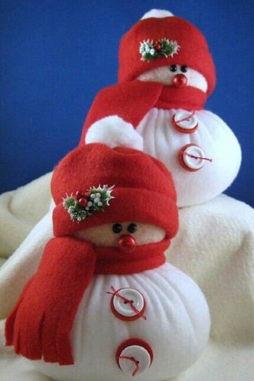 moldes de gorros para muñecos de nieve
