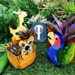 Originales trabajos reciclados con botellas de 2 bebidas