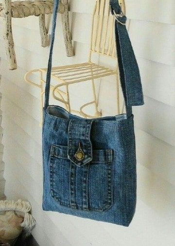 imagenes de carteras recicladas de jeans