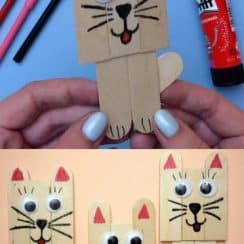 Divertidas figuras con palitos de paleta para niños