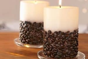 ideas de manualidades con granos de cafe