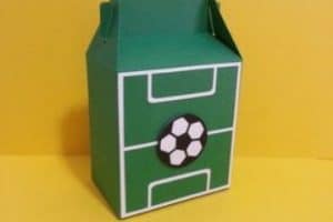 cotillon de futbol para niño caja