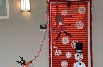 4 puertas navideñas escolares súper divertidas