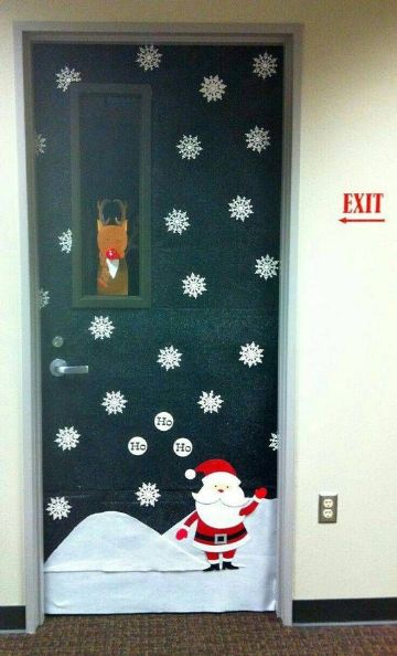 puertas navideñas escolares faciles