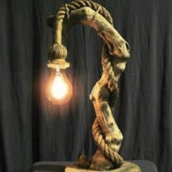 4 lamparas hechas con sogas que no te creerás