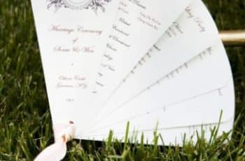 4 ideas para hacer abanicos de papel para boda