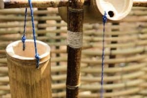 artesanias en caña de bambu para el jardin