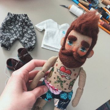 como hacer muñecos de telas para niños