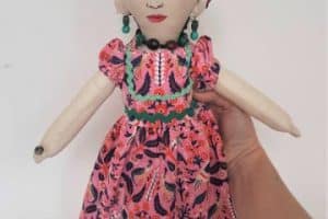 muñecas de trapo de frida kahlo de coleccion