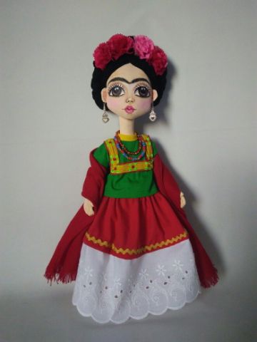 muñecas de trapo de frida kahlo para regalar