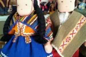 muñecas de trapo peruanas decorativas