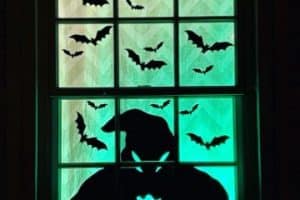 ventanas decoradas de halloween ingeniosas