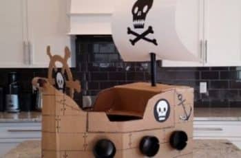 4 formas de hacer un barco pirata de cartón