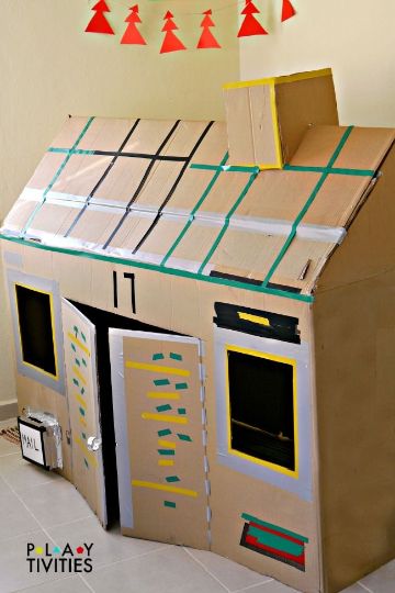 ideas de como hacer casitas de carton