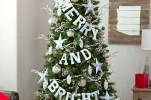 arbol de navidad con frases para decorar