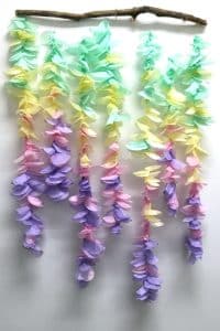 flores con papel seda hechas a mano