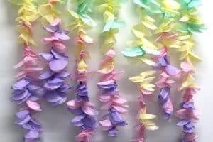 flores con papel seda hechas a mano