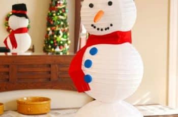 4 formas de hacer un muñeco de nieve en cartulina
