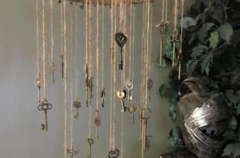 3 increíbles manualidades con llaves viejas para decorar
