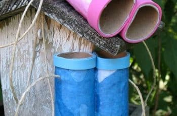 4 ideas para hacer binoculares con tubos de papel higienico
