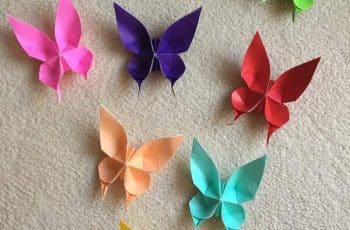 2 ideas de mariposas hechas de papel
