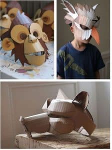 mascaras hechas con papel paso a paso