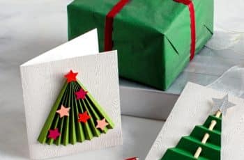 2 tarjetas de navidad hechas a mano