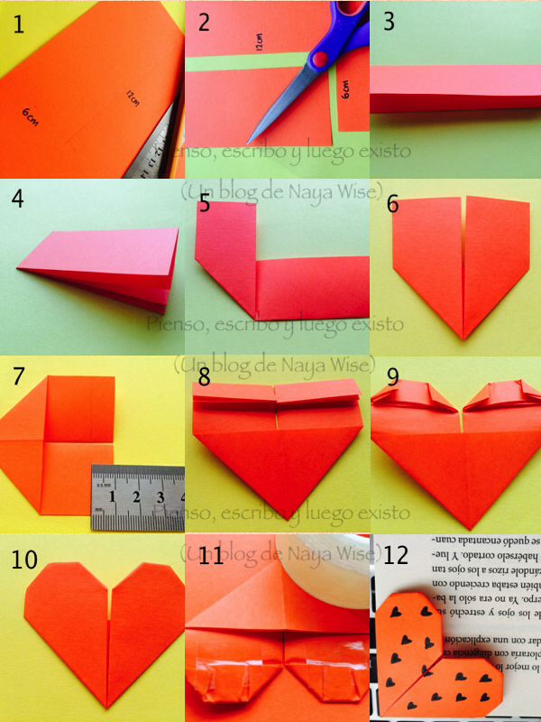 separadores de papel origami