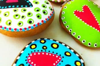 2 ideas para pintar piedras para niños
