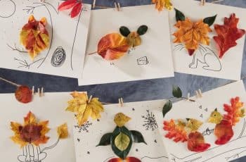4 creativas manualidades con hojas de otoño para decorar