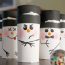 4 estilos de muñeco de nieve manualidades sencillas