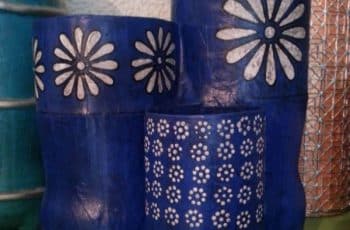6 estilos en floreros de botellas plásticas originales