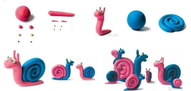 3 figuras con plastilina fáciles para principiantes